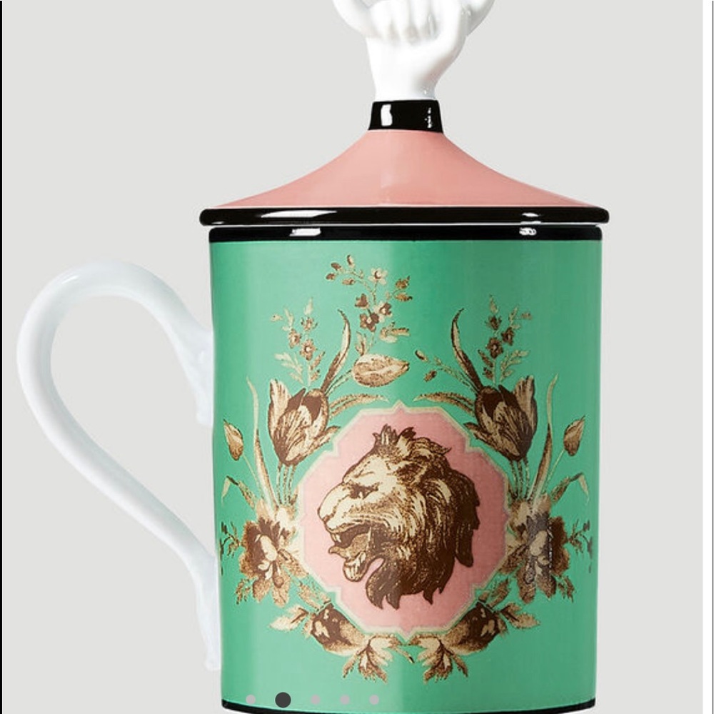 Grotesque Garden Mug In Green